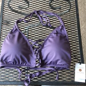 Shade & Shore Bikini top periwinkle
